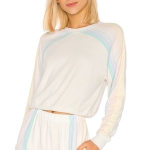 Spiritual Gangster Stripe Malibu modal pullover
